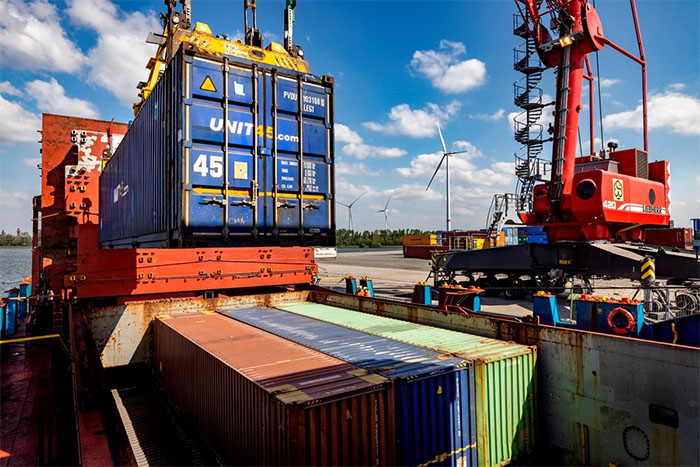 North Sea Port ontvangt Vlaamse subsidie voor de ‘Flanders container corridor’ voor binnenvaart